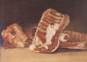 Francisco de Goya Still Life with Sheep's Head (mk05) oil on canvas